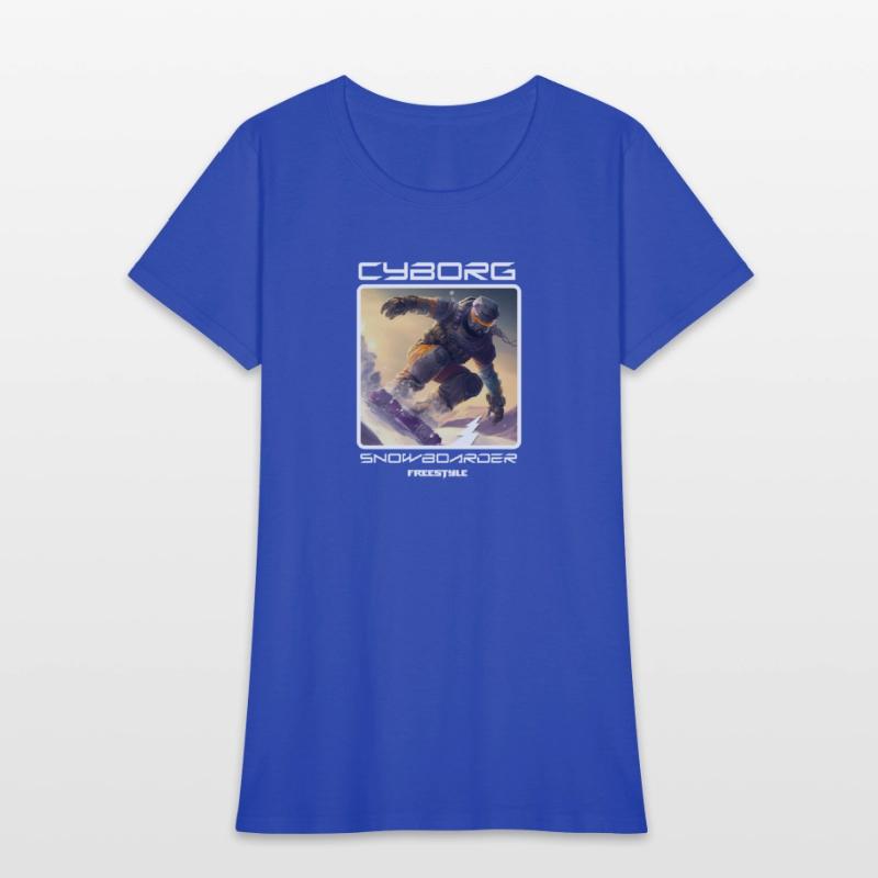 Cyborg Snowboarder - freestyle