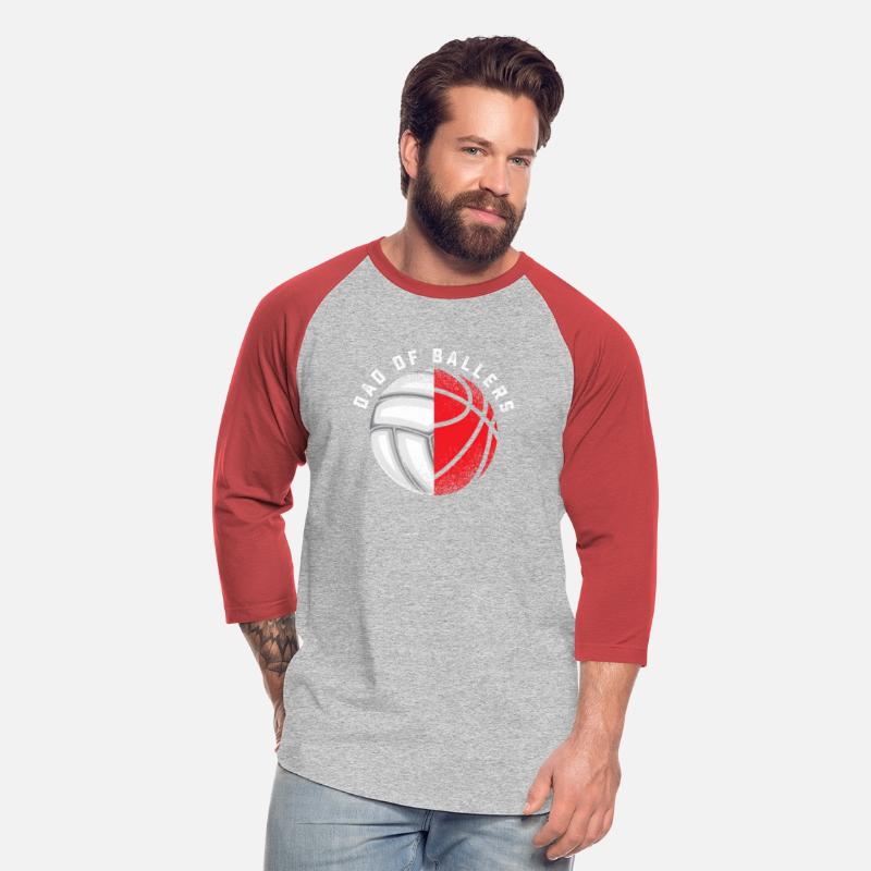 Dad Ballers Volleyball Baetball Son