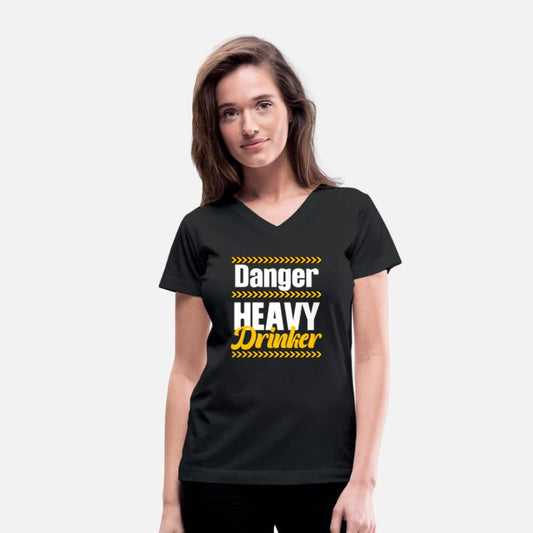 Danger Heavy Drinkers Funny Brewery Vodka Tequila