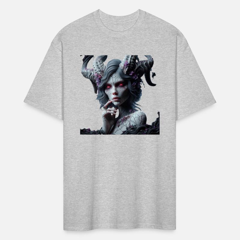 Dark Demon Woman with Horns Art