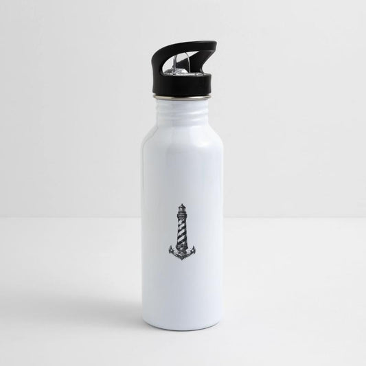 Diagonally Striped Coastal Lighthouse Anchor