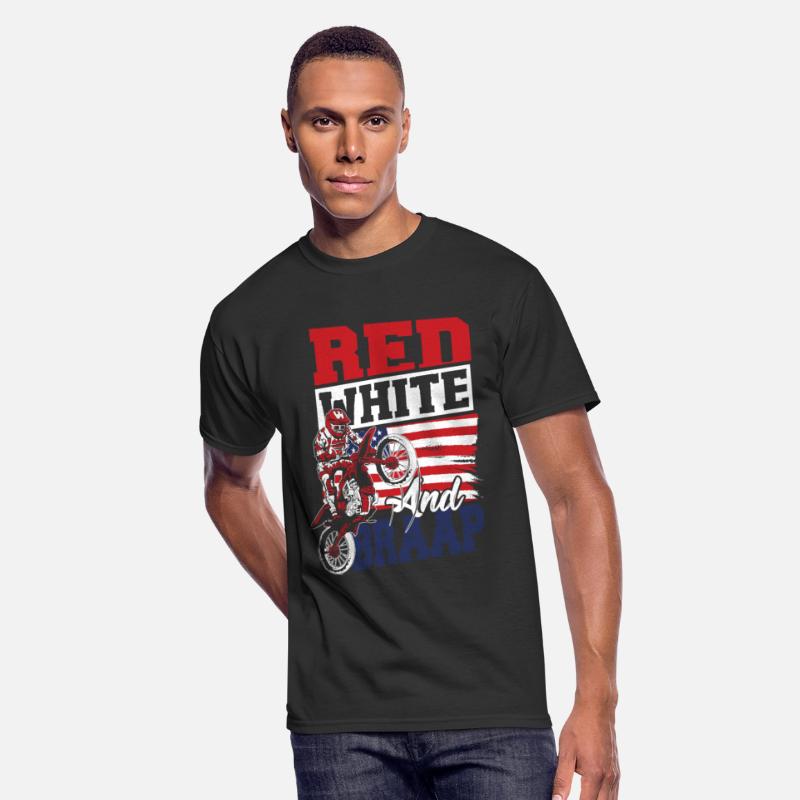 Dirt Bike American Flag Motocross Biker 4th of