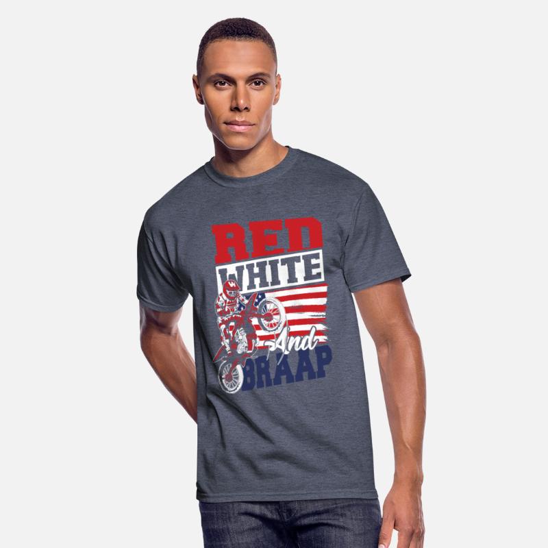 Dirt Bike American Flag Motocross Biker 4th of