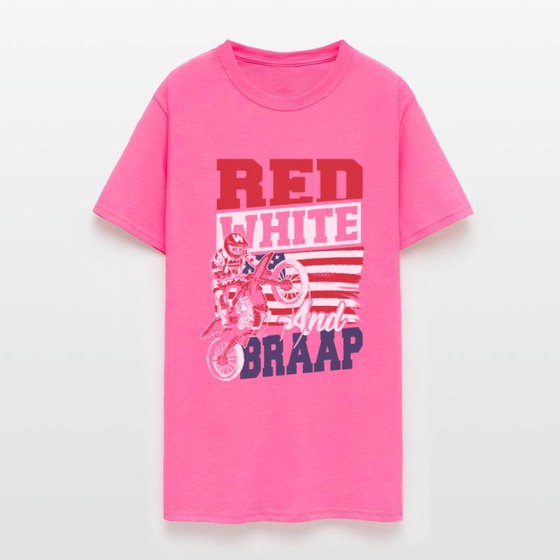 Dirt Bike American Flag Motocross Biker 4th of