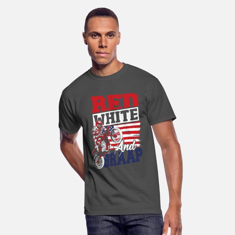 Dirt Bike American Flag Motocross Biker 4th of