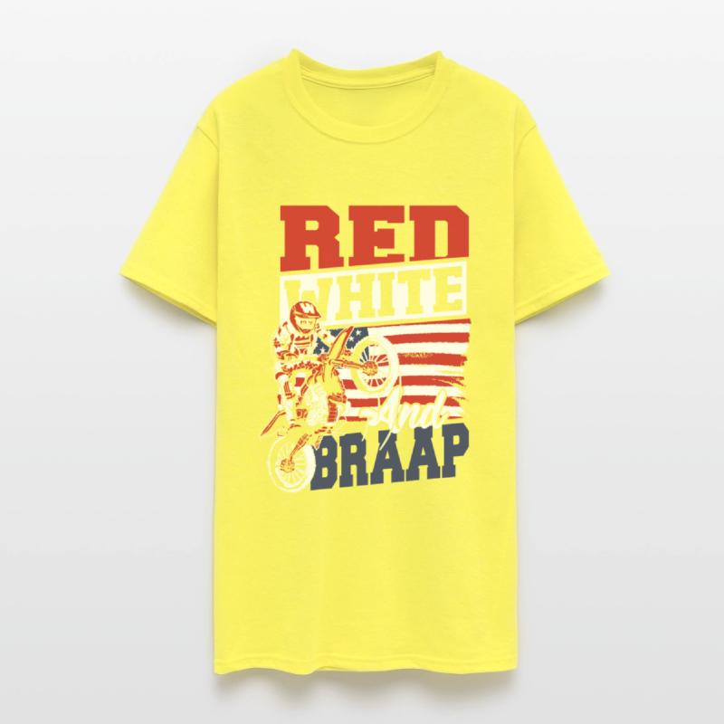 Dirt Bike American Flag Motocross Biker 4th of