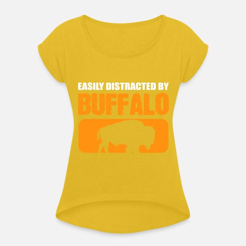 Distracted by Buffalos Steer Wrestler Gift