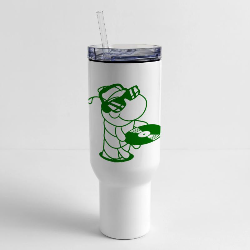 DJ Caterpillar Sunglasses Mixer Music Record Party