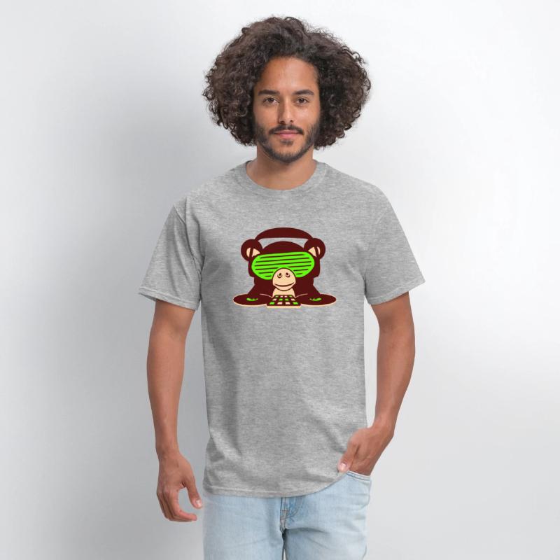 DJ Club Disco Music Party Funny Monkey Chimpanzee