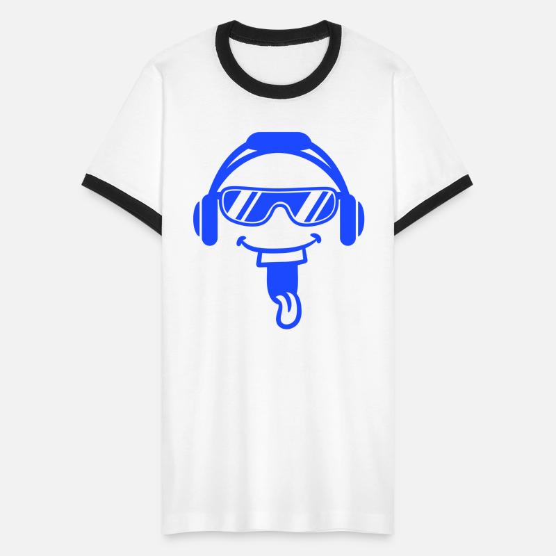 DJ Face Laughing Happy Head Sunglasses Music Party