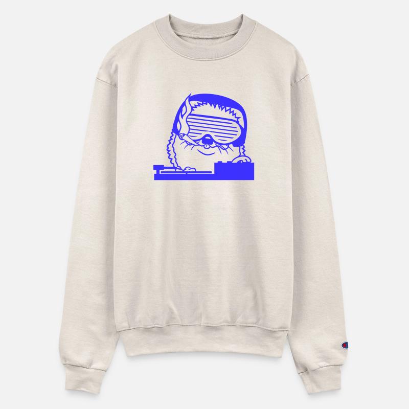 DJ Hedgehog Sunglasses Mixing Music Record Party