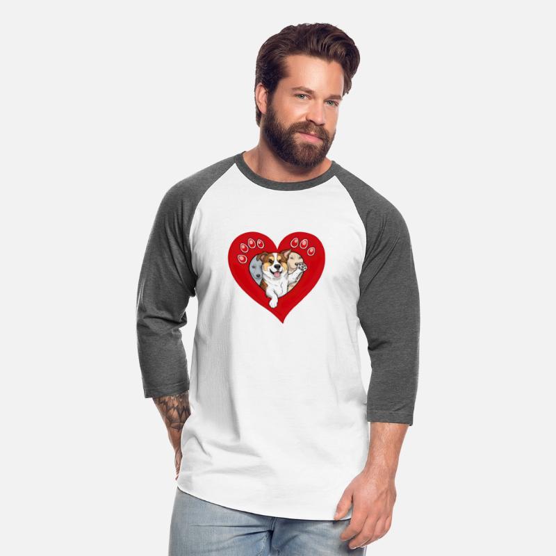 Dog love design, dog in a heart paw