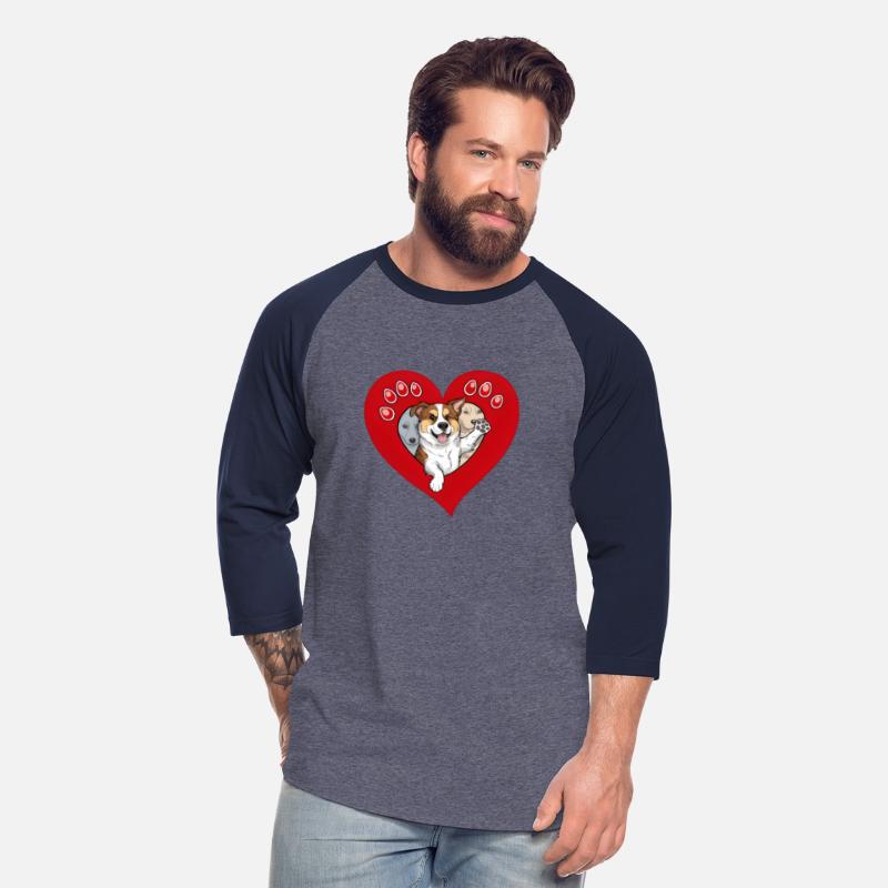 Dog love design, dog in a heart paw