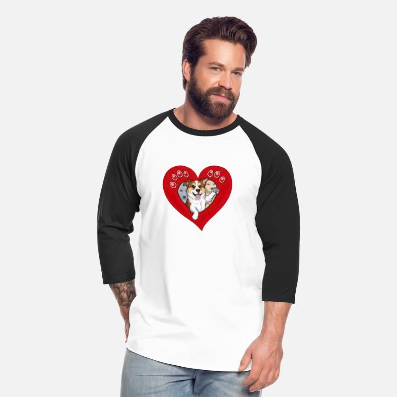 Dog love design, dog in a heart paw