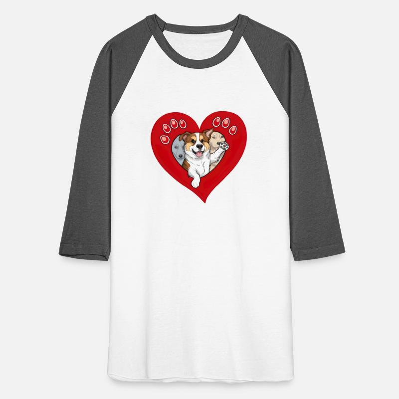 Dog love design, dog in a heart paw