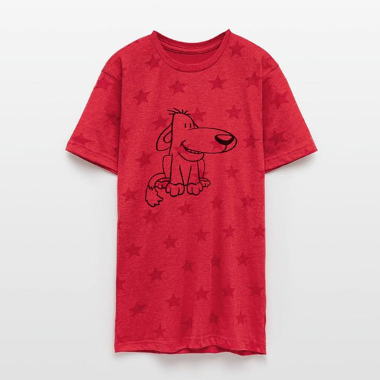 Dog Sitting Cute Funny Happy Comic Pet Fun Cartoon