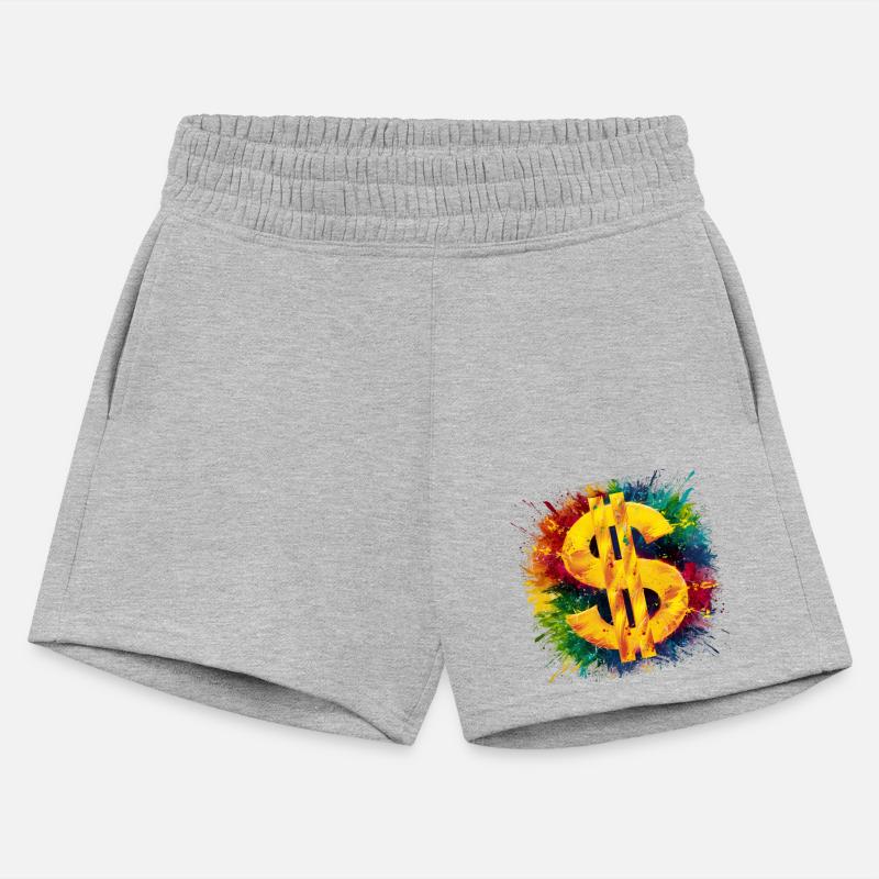 Dollar sign colour splashes