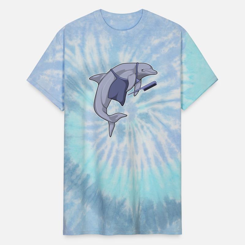 Dolphin As Hairdresser With Comb