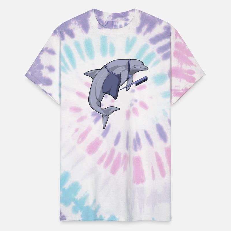 Dolphin As Hairdresser With Comb