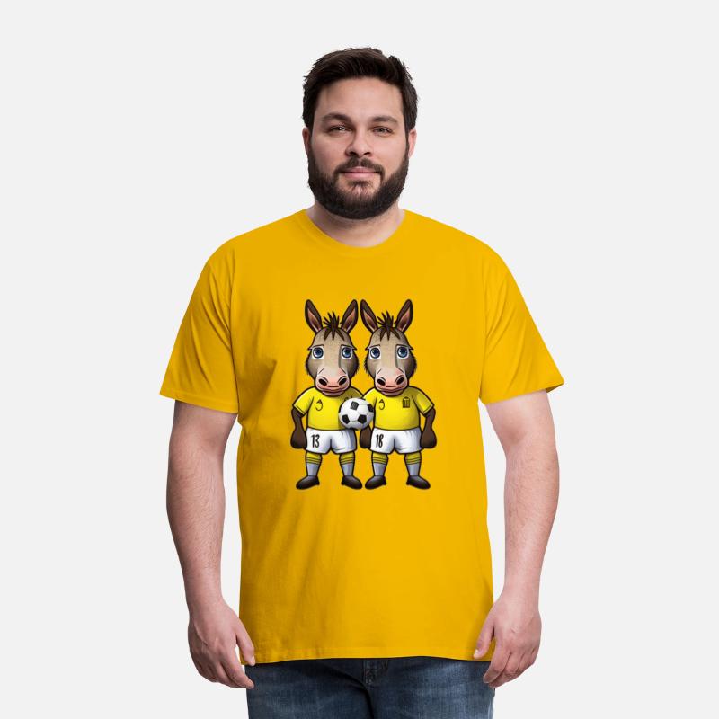 Donkeys playing football soccer cute donkey ball