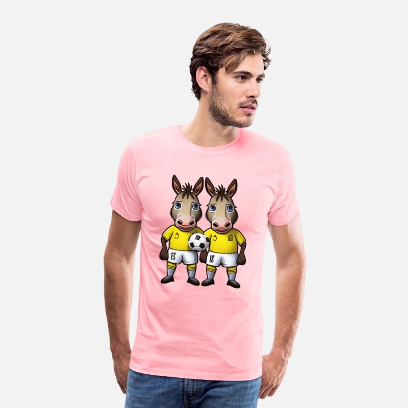 Donkeys playing football soccer cute donkey ball