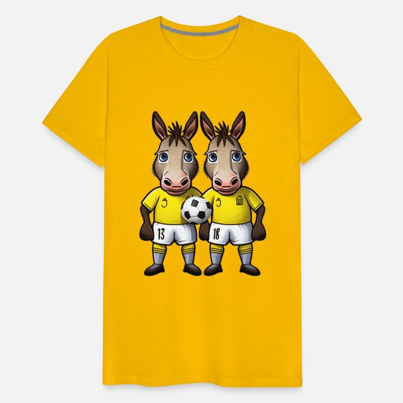 Donkeys playing football soccer cute donkey ball