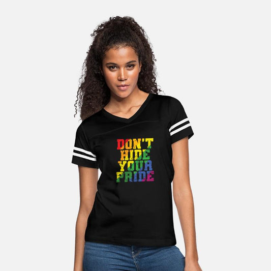 Don't Hide your Pride LGBT Tolerance Rainbow Color
