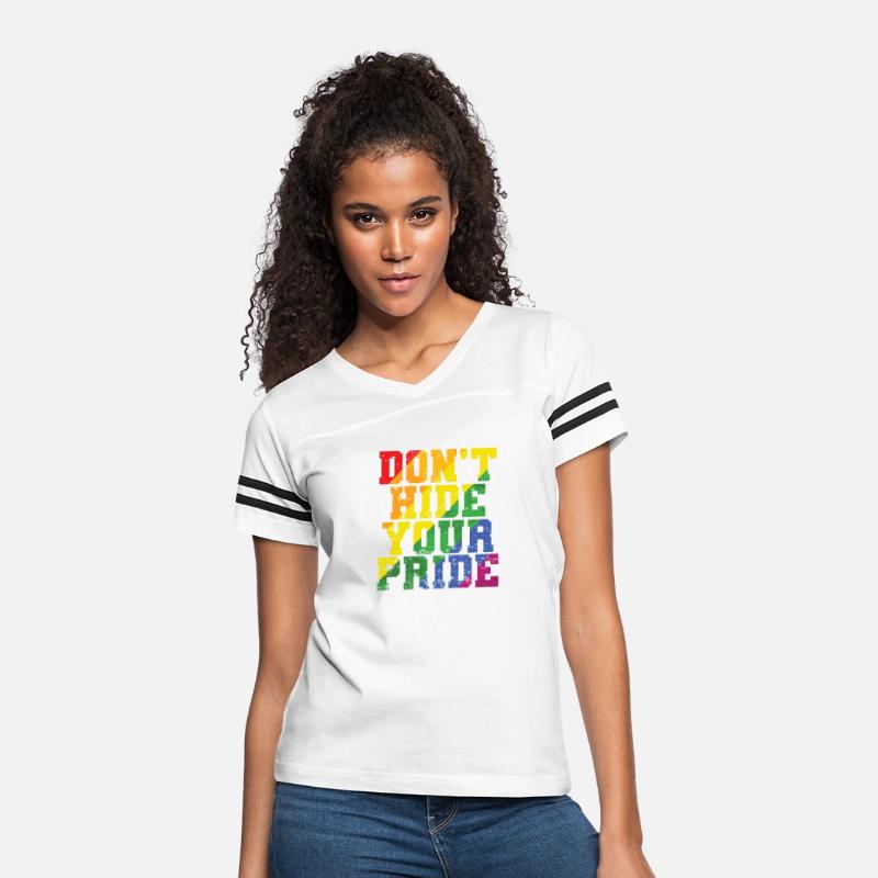 Don't Hide your Pride LGBT Tolerance Rainbow Color