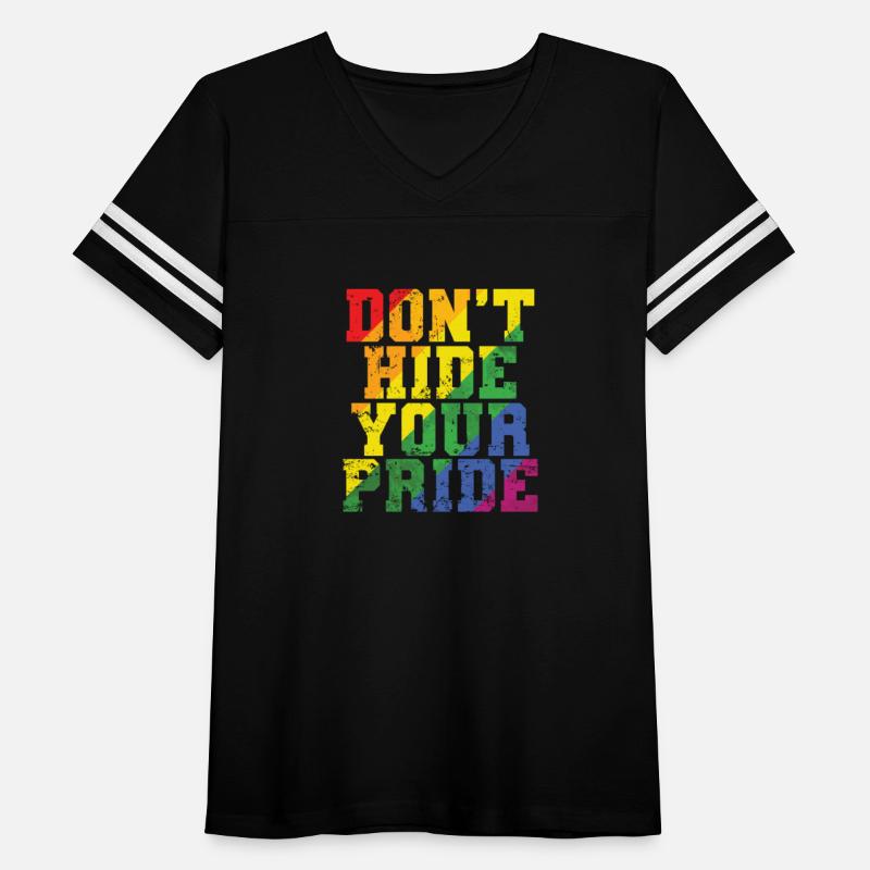 Don't Hide your Pride LGBT Tolerance Rainbow Color