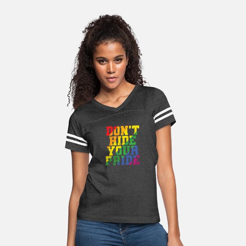 Don't Hide your Pride LGBT Tolerance Rainbow Color