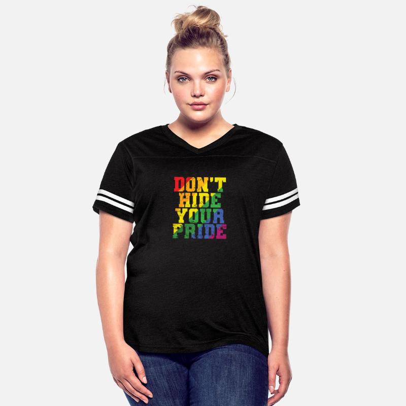 Don't Hide your Pride LGBT Tolerance Rainbow Color