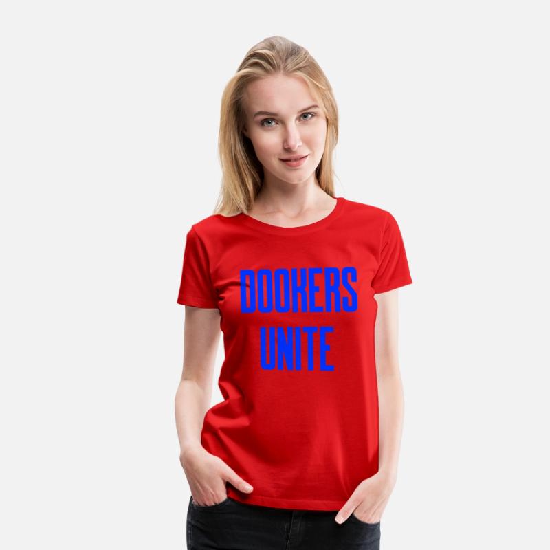 Dookers Unite Blue Text Wild Swimming Tees Long