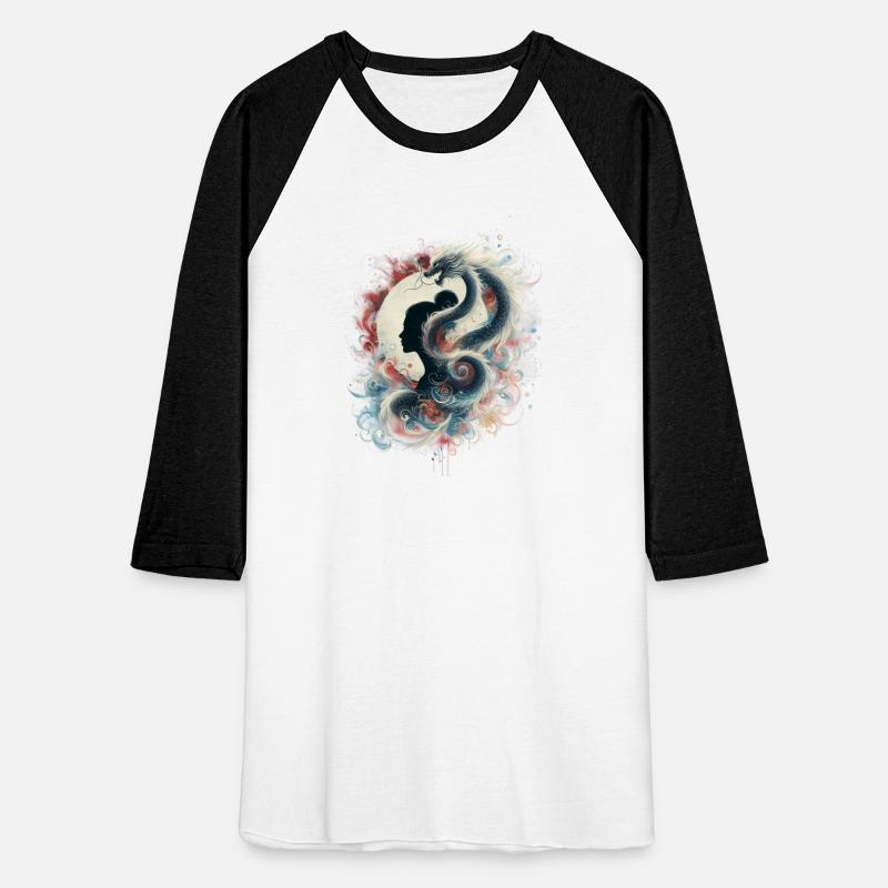 Dragon and Woman Silhouette Art