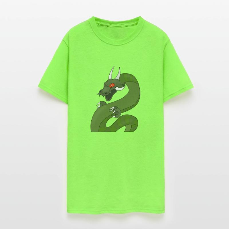 Dragon with red eyes