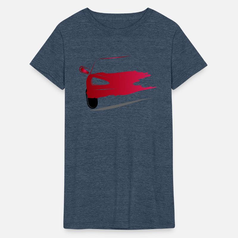 Drawing of a red sports car