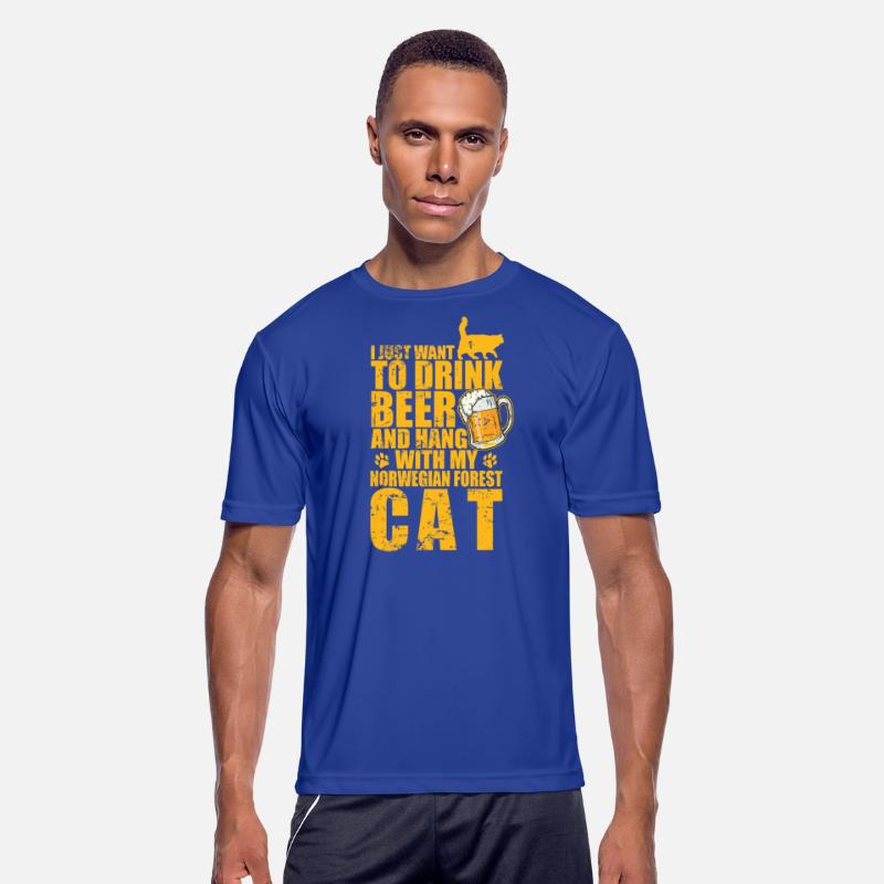 Drink Beer and Hang with my Norwegian Forest Cat