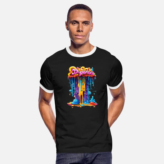 Dripping Typography: Graffiti Art Tee