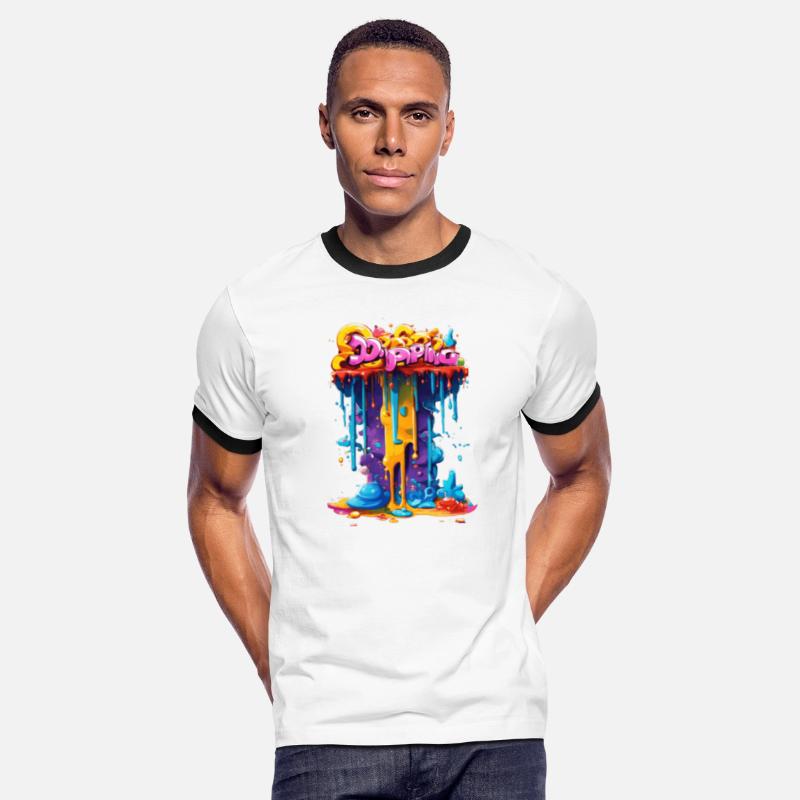Dripping Typography: Graffiti Art Tee