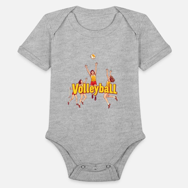 Dynamic Volleyball Team Illustration