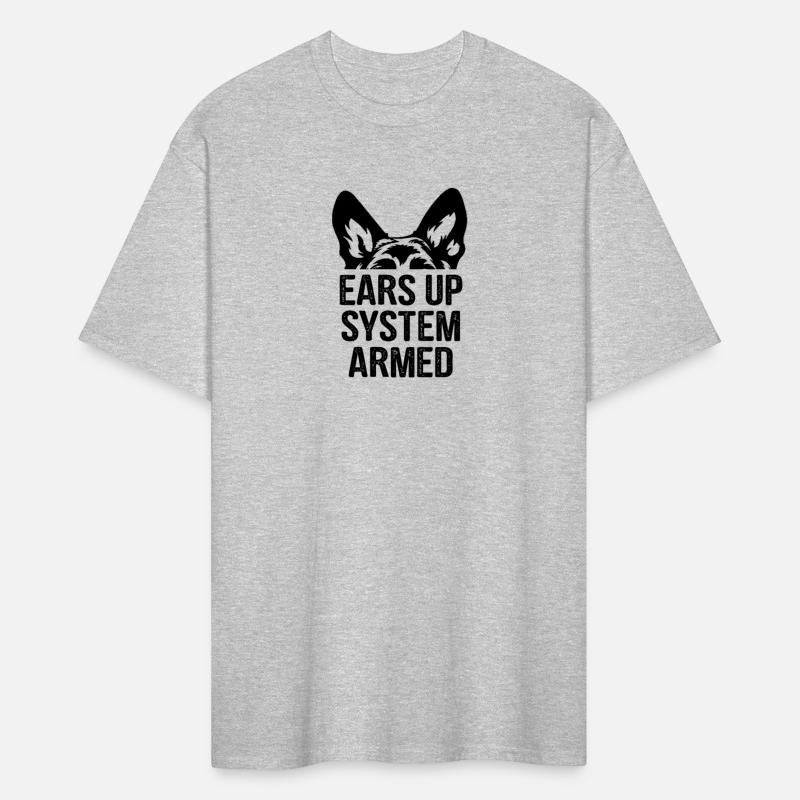 Ears Up System Armed German Shepherd