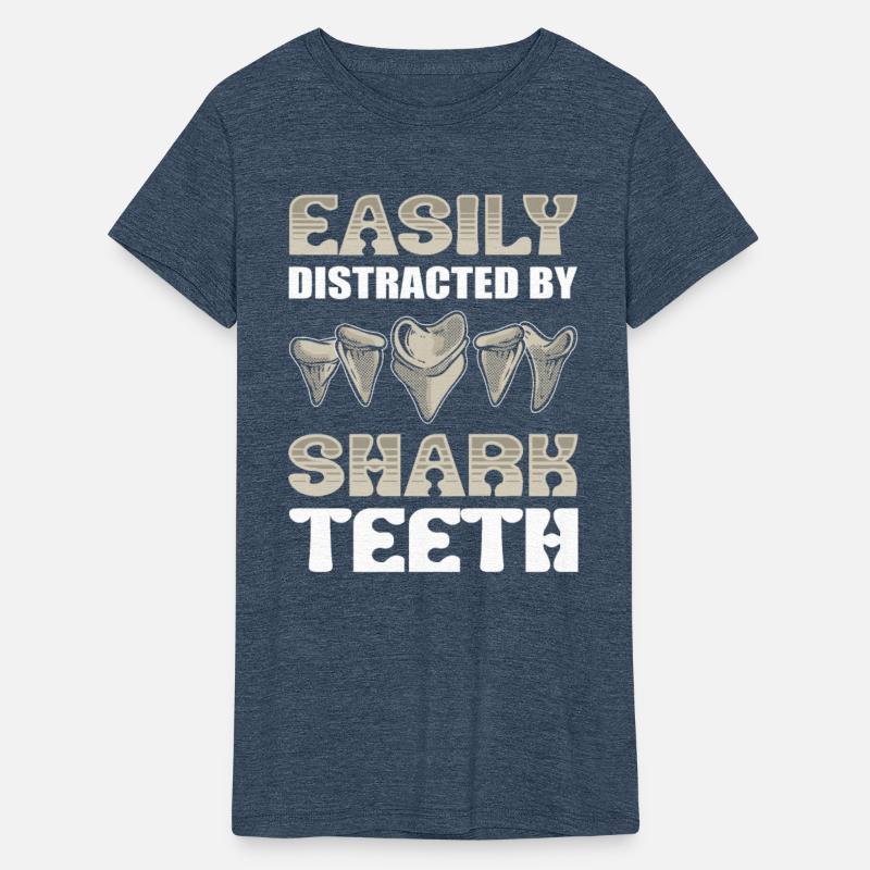 Easily Distracted By Shark Teeth Tooth Collector