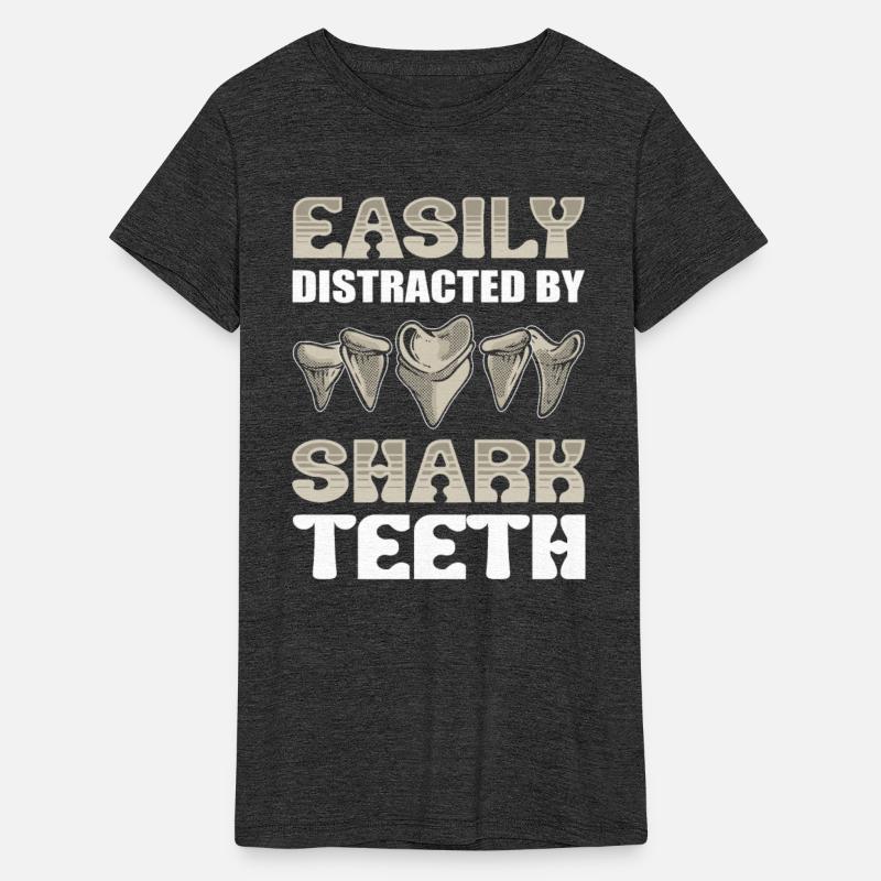 Easily Distracted By Shark Teeth Tooth Collector