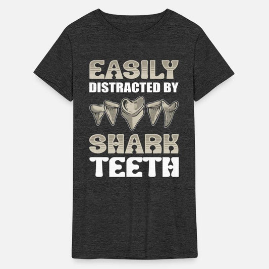 Easily Distracted By Shark Teeth Tooth Collector