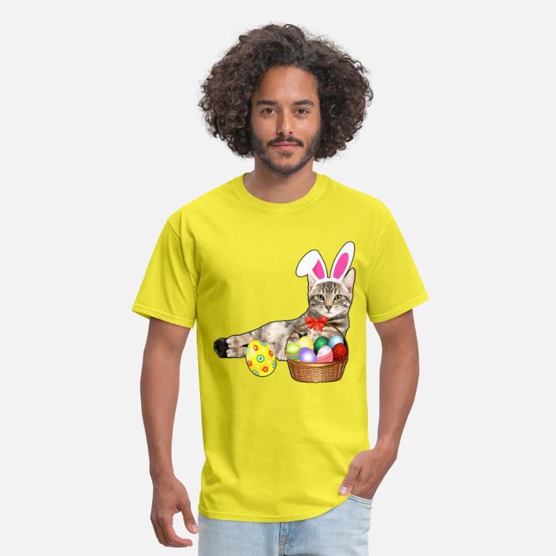 easter shirt cat funny bunny ears eggs gift cat