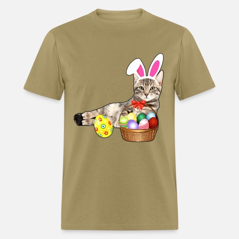 easter shirt cat funny bunny ears eggs gift cat