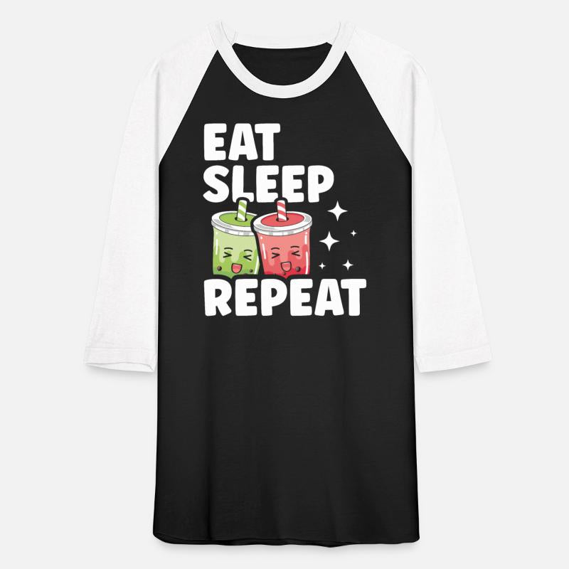 Eat Sleep Boba Tea Repeat Bubble Tea Lover Drinker