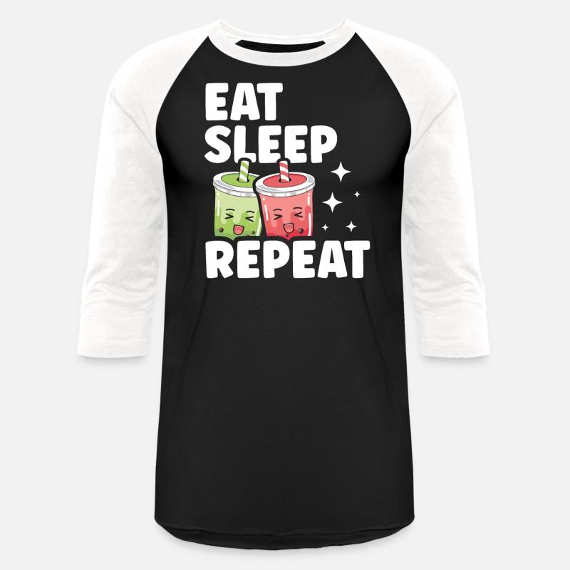 Eat Sleep Boba Tea Repeat Bubble Tea Lover Drinker