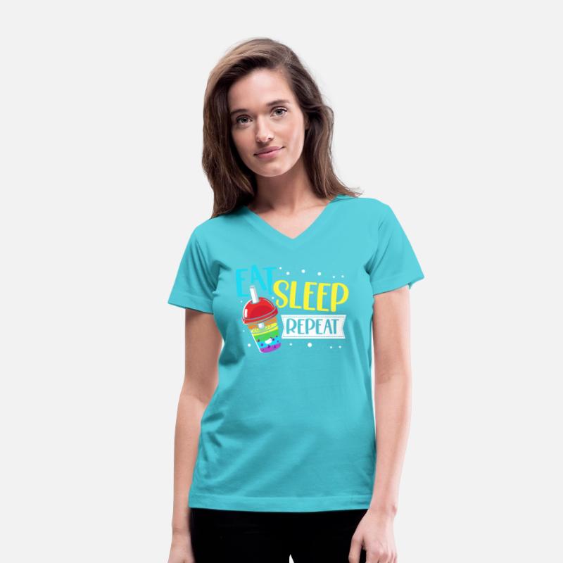 Eat Sleep Boba Tea Repeat Bubble Tea Lover Drinker