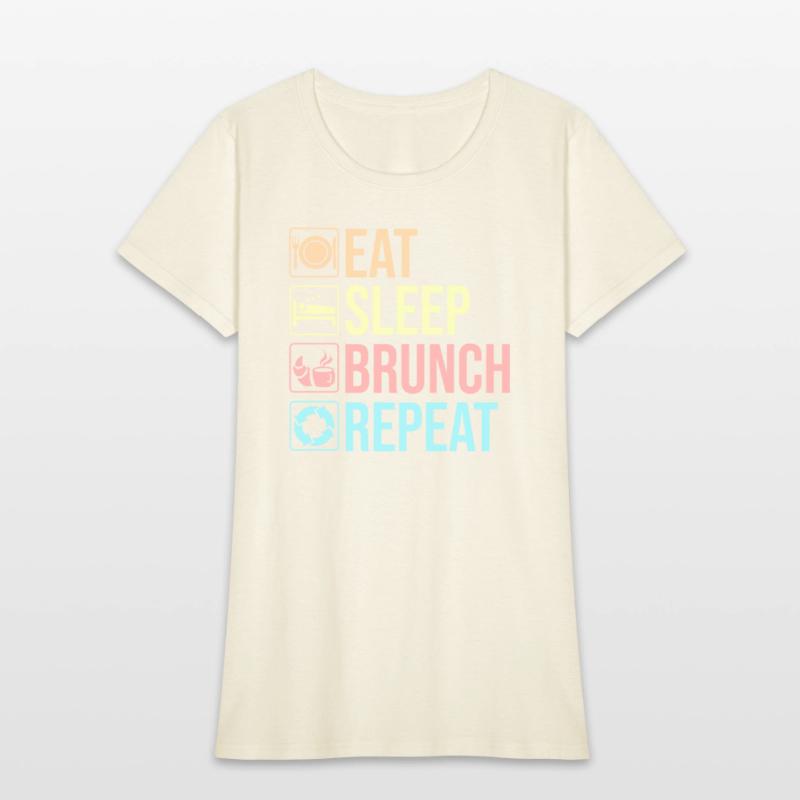 Eat Sleep Brunch Squad Repeat Breakfast Lunch