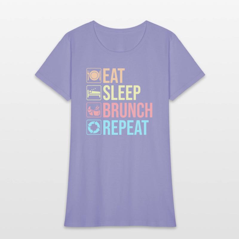 Eat Sleep Brunch Squad Repeat Breakfast Lunch